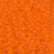 Miyuki rocailles Perlen 8/0 - Matte transparent orange 8-138F